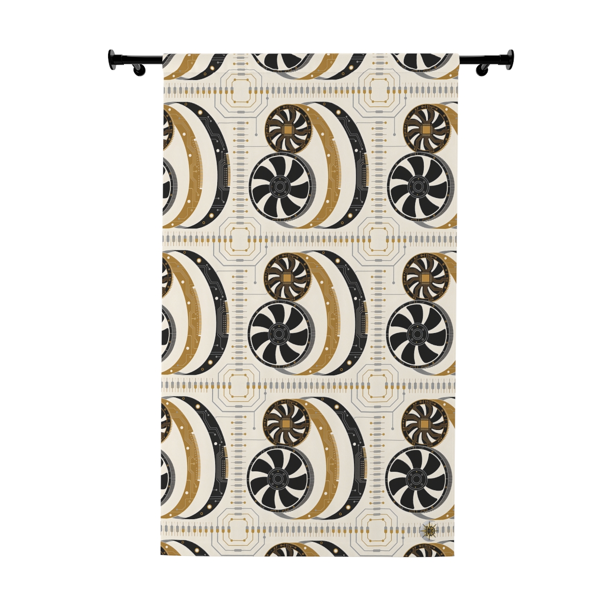Original Art 1428 Blackout Window Curtain Panel