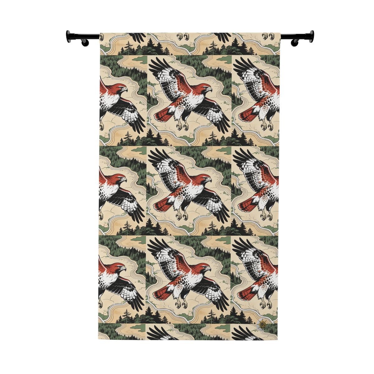 Original Art 1437 Blackout Window Curtain Panel