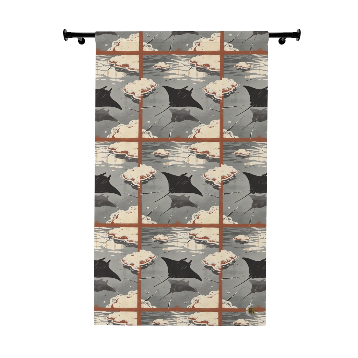 Original Art 1438 Blackout Window Curtain Panel