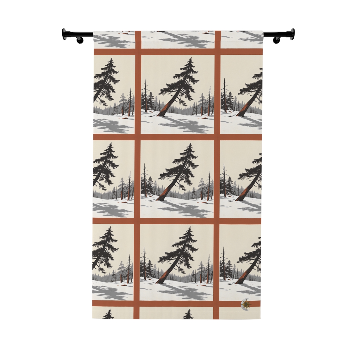 Original Art 1443 Blackout Window Curtain Panel