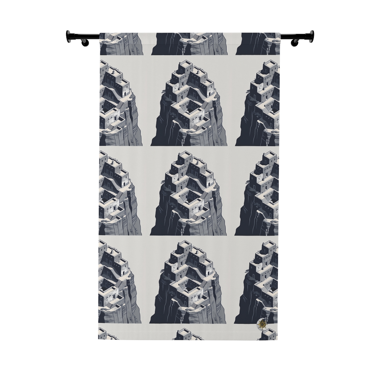 Original Art 1127 Blackout Window Curtain Panel