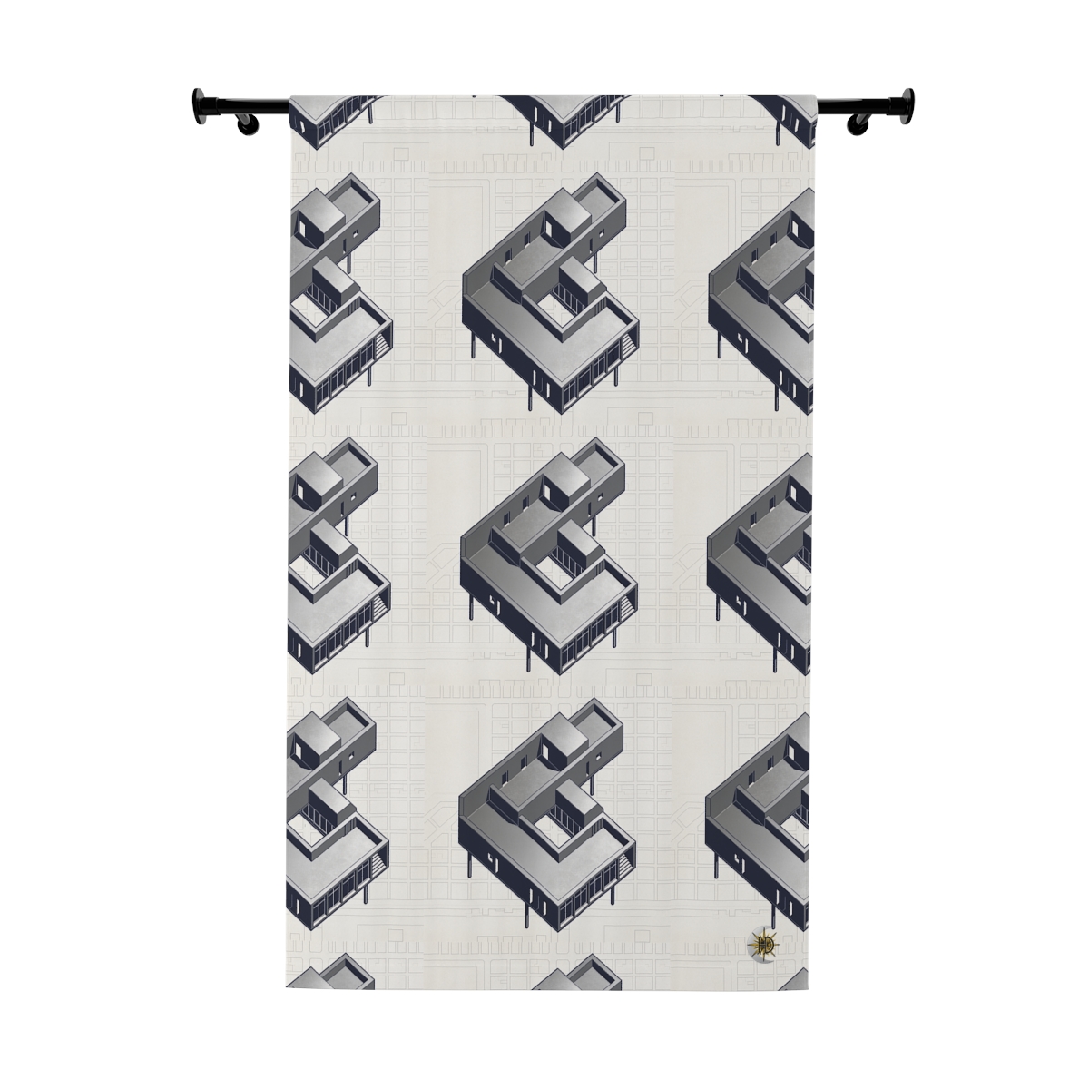 Original Art 1162 Blackout Window Curtain Panel