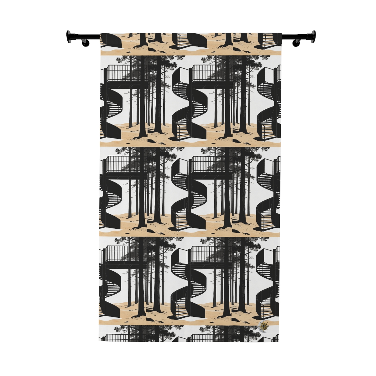 Original Art 1176 Blackout Window Curtain Panel