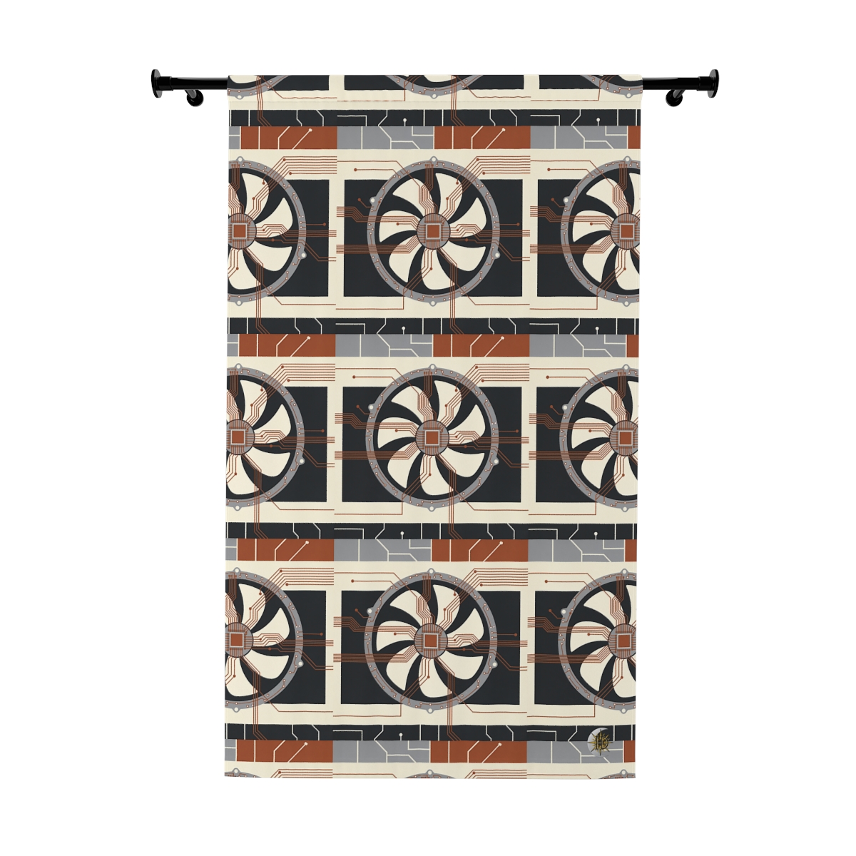 Original Art 1177 Blackout Window Curtain Panel