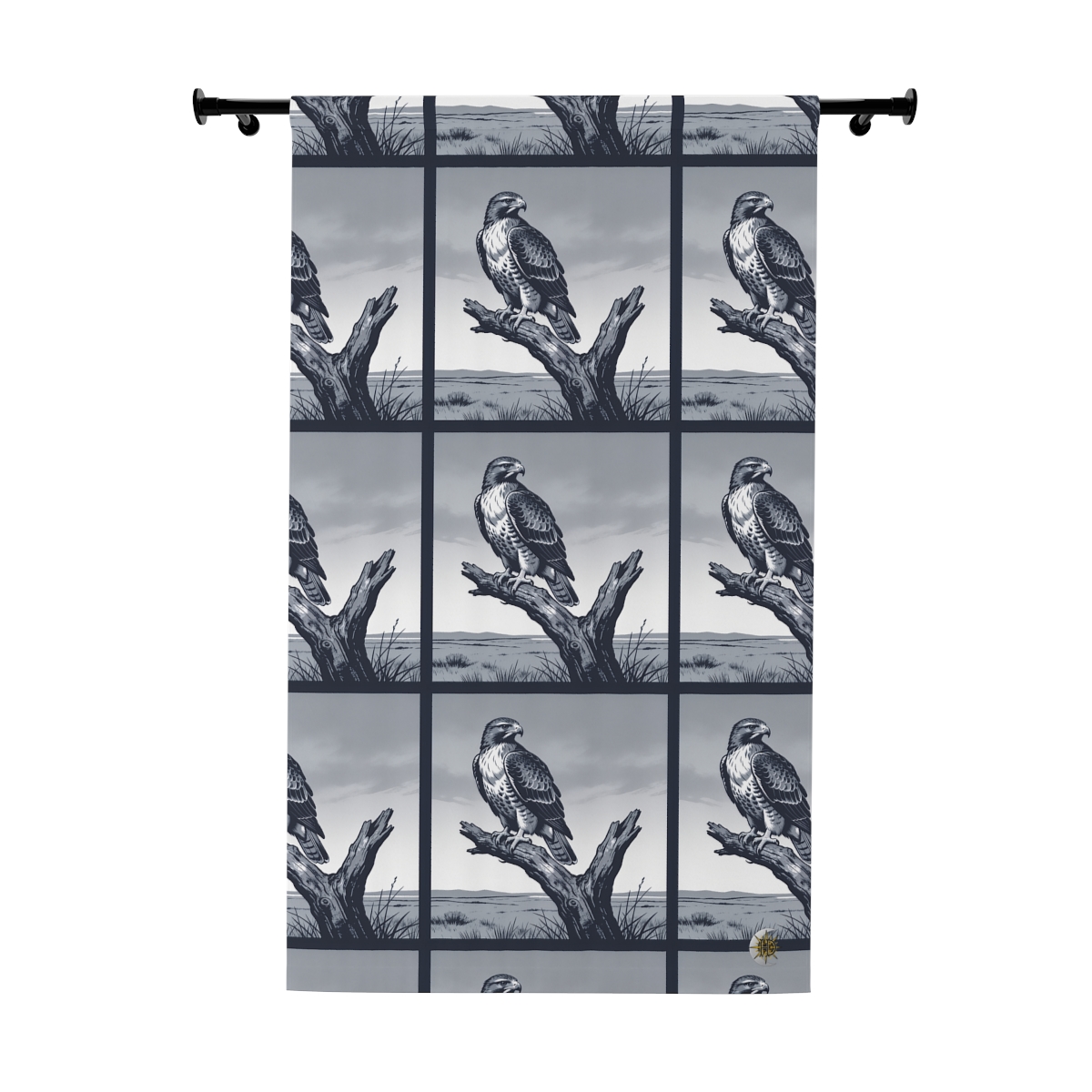 Original Art 1184 Blackout Window Curtain Panel