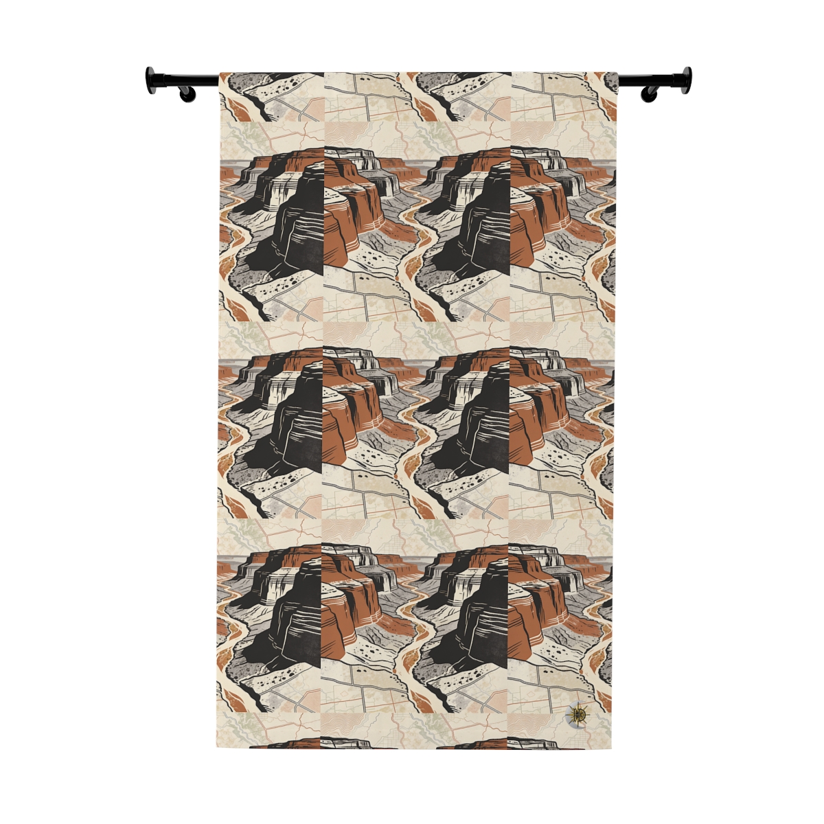 Original Art 1186 Blackout Window Curtain Panel