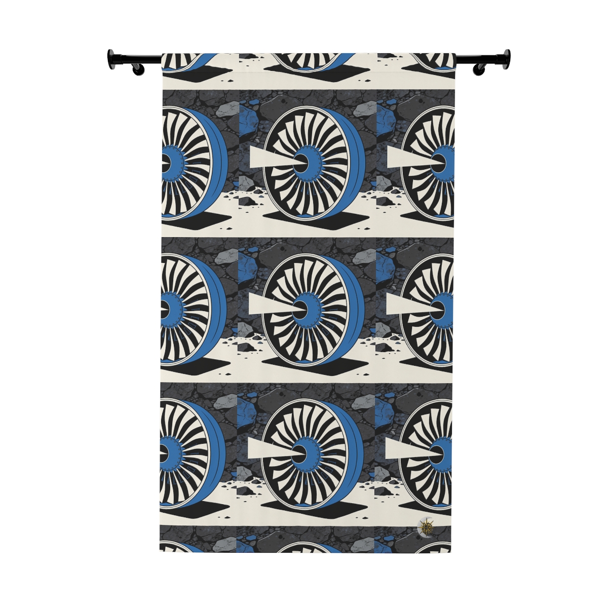 Original Art 1188 Blackout Window Curtain Panel