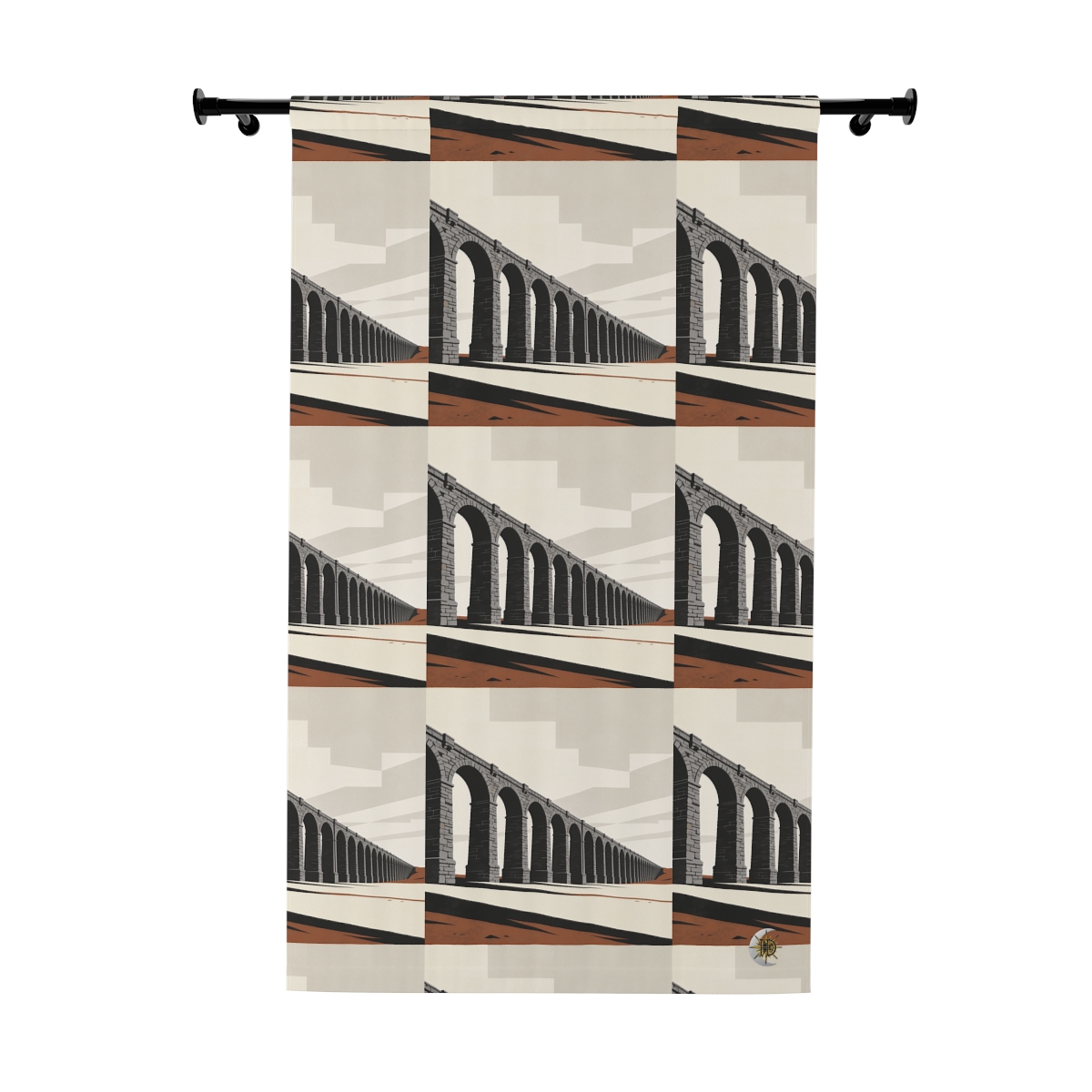 Original Art 1195 Blackout Window Curtain Panel