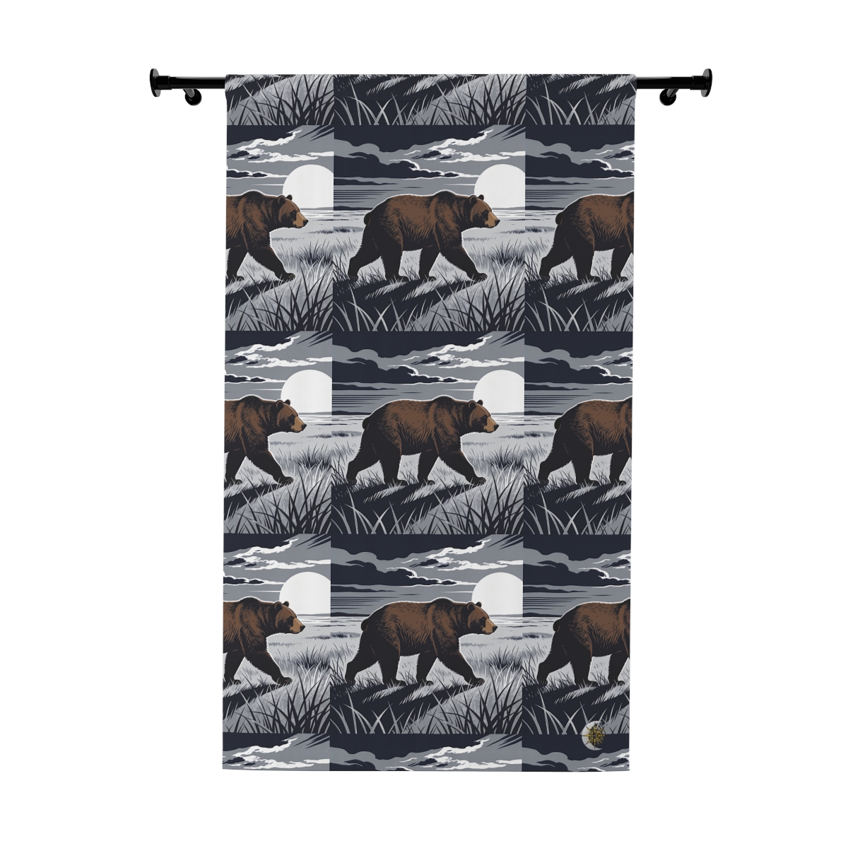 Original Art 1198 Blackout Window Curtain Panel