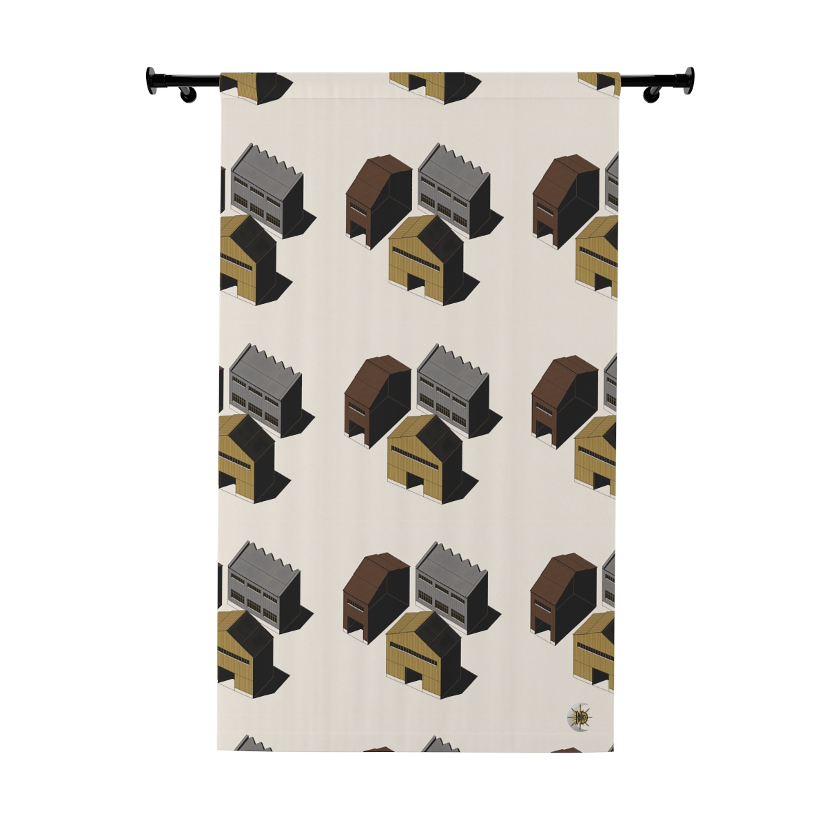 Original Art 1211 Blackout Window Curtain Panel