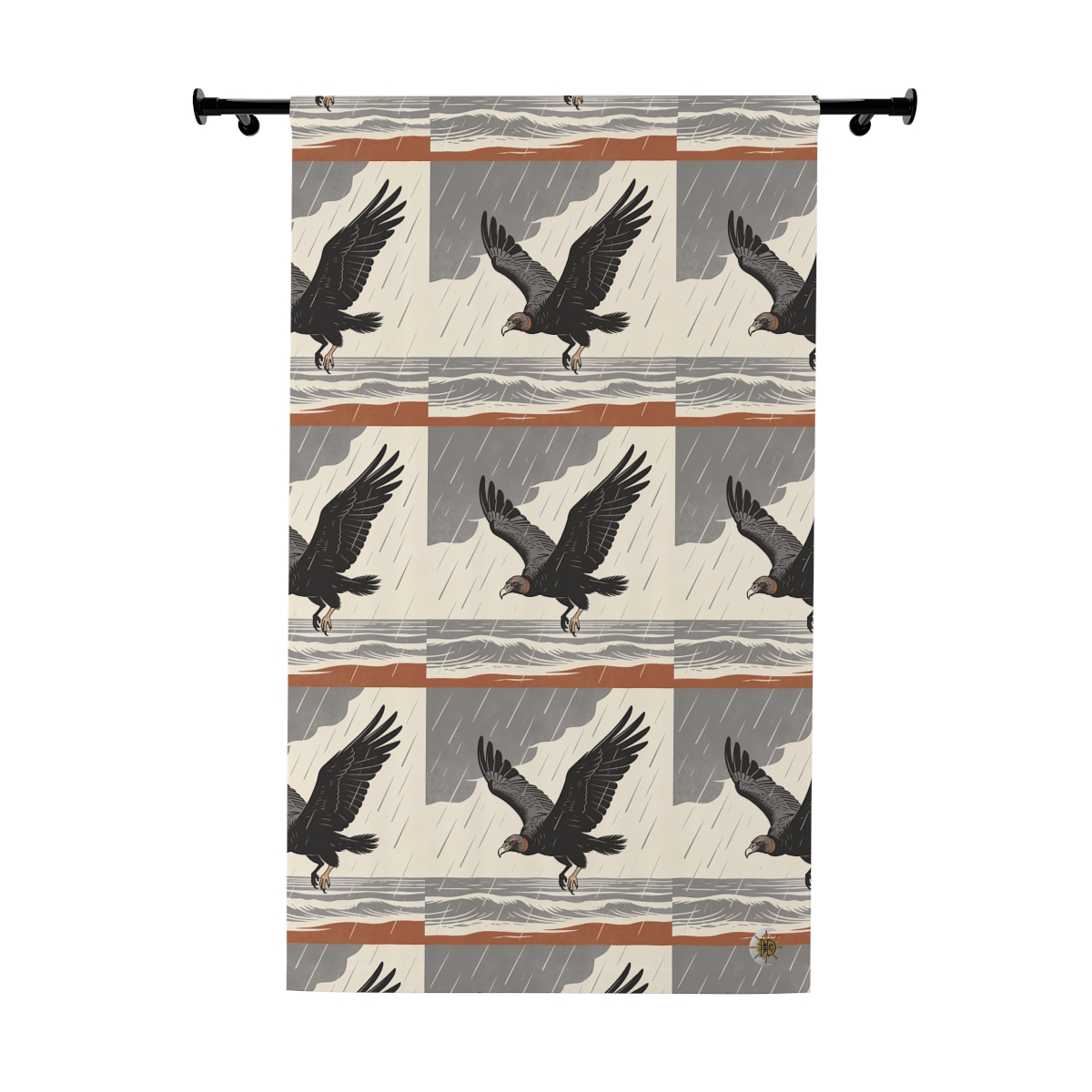 Original Art 1214 Blackout Window Curtain Panel