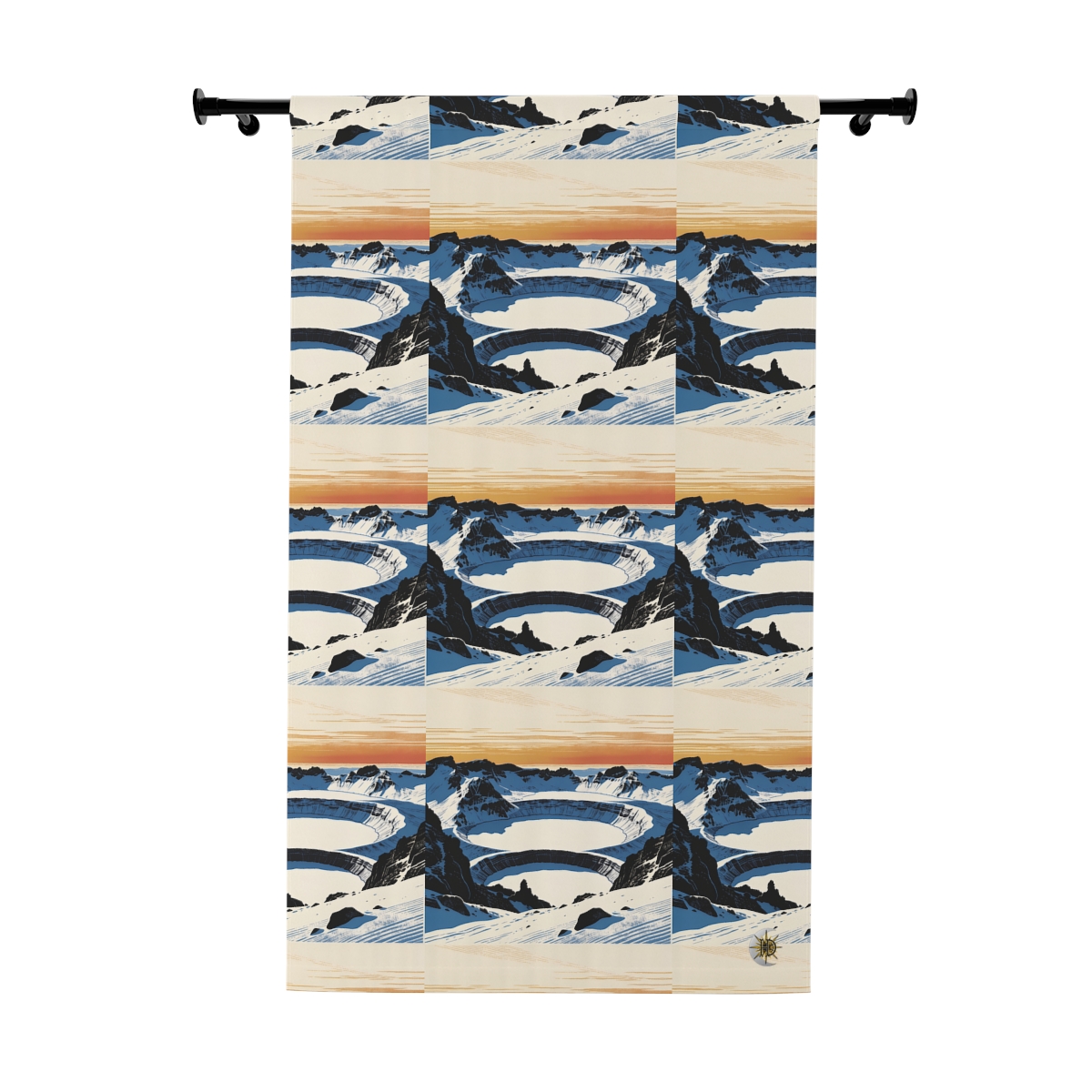 Original Art 1221 Blackout Window Curtain Panel