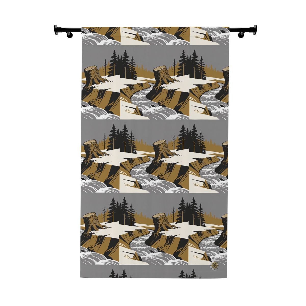 Original Art 1225 Blackout Window Curtain Panel