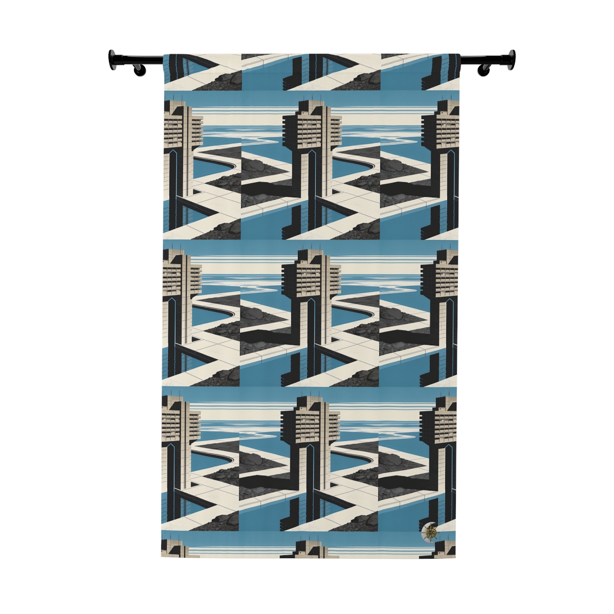 Original Art 1226 Blackout Window Curtain Panel