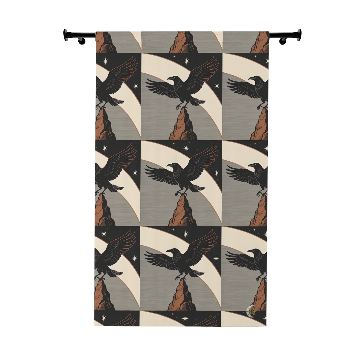 Original Art 1233 Blackout Window Curtain Panel