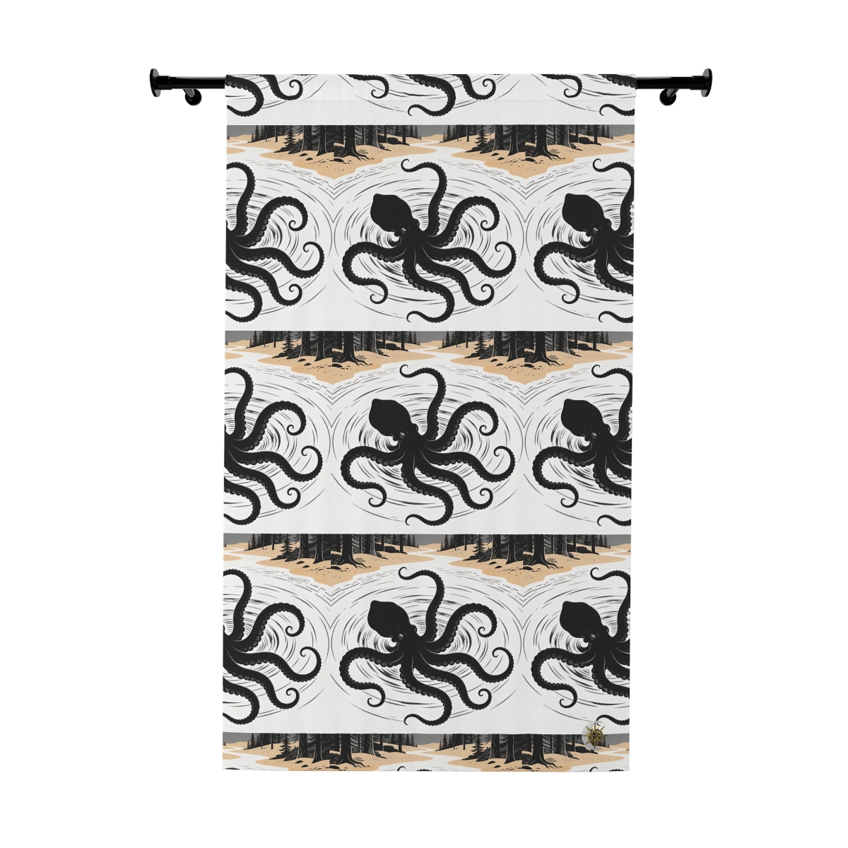 Original Art 1234 Blackout Window Curtain Panel