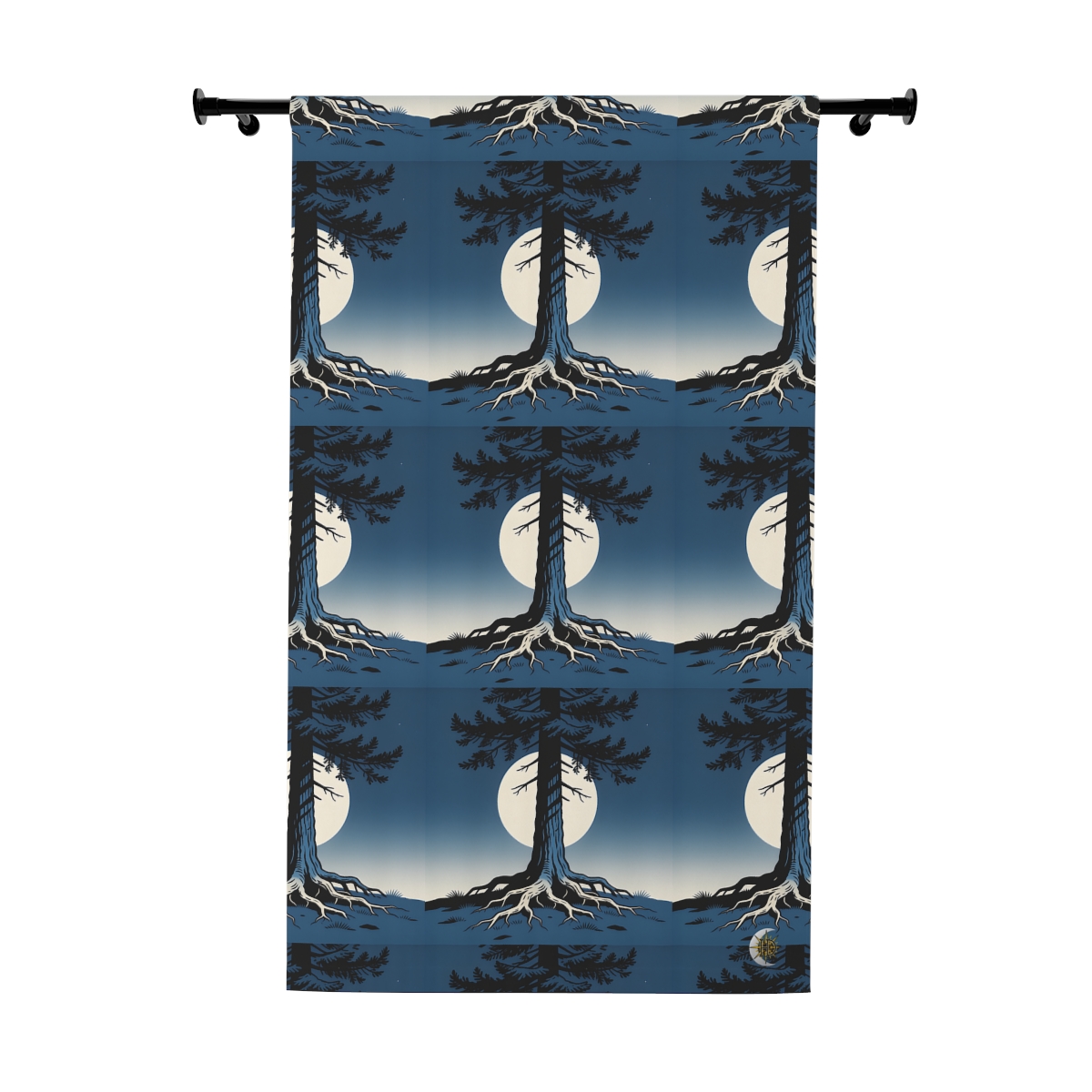 Original Art 1239 Blackout Window Curtain Panel