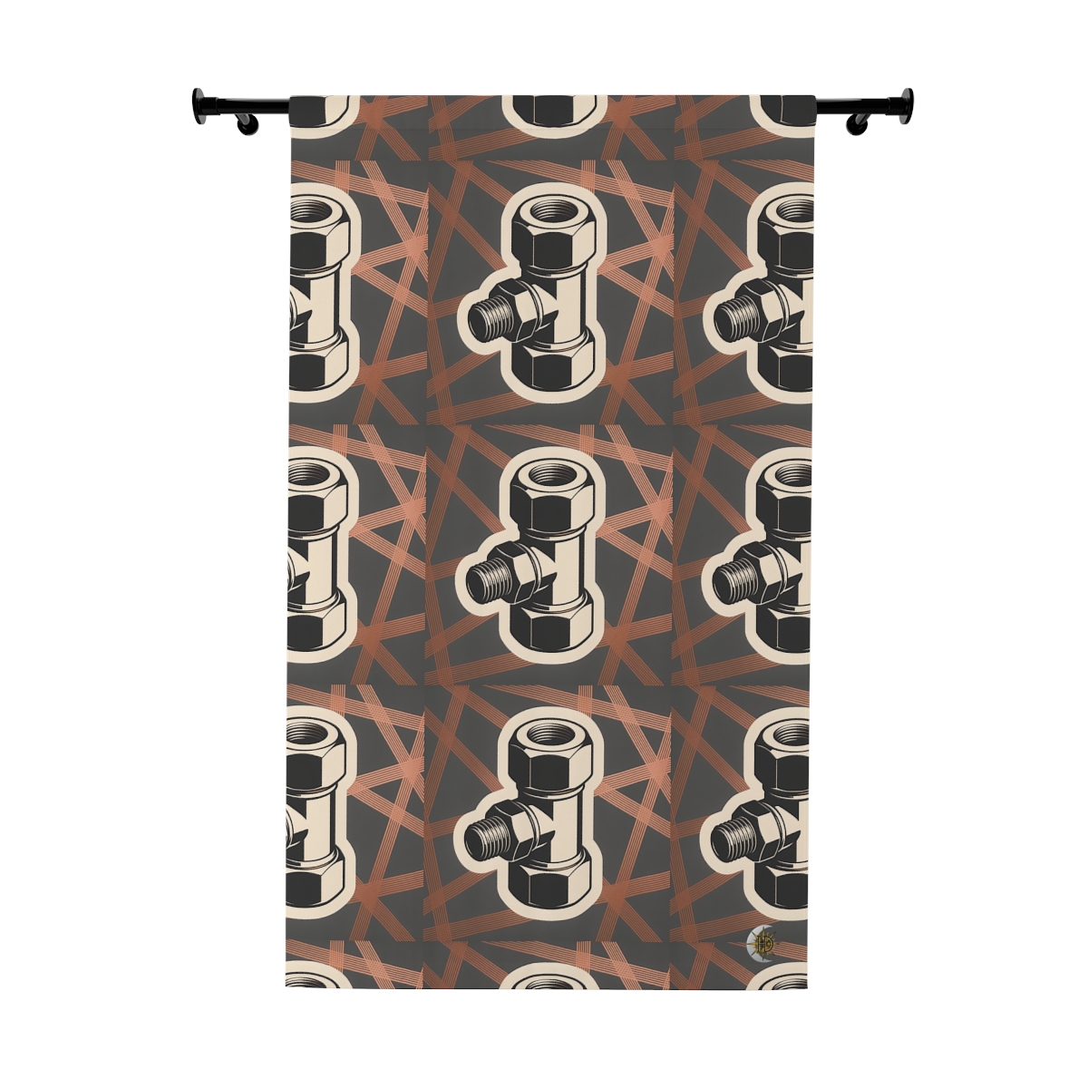 Original Art 1251 Blackout Window Curtain Panel