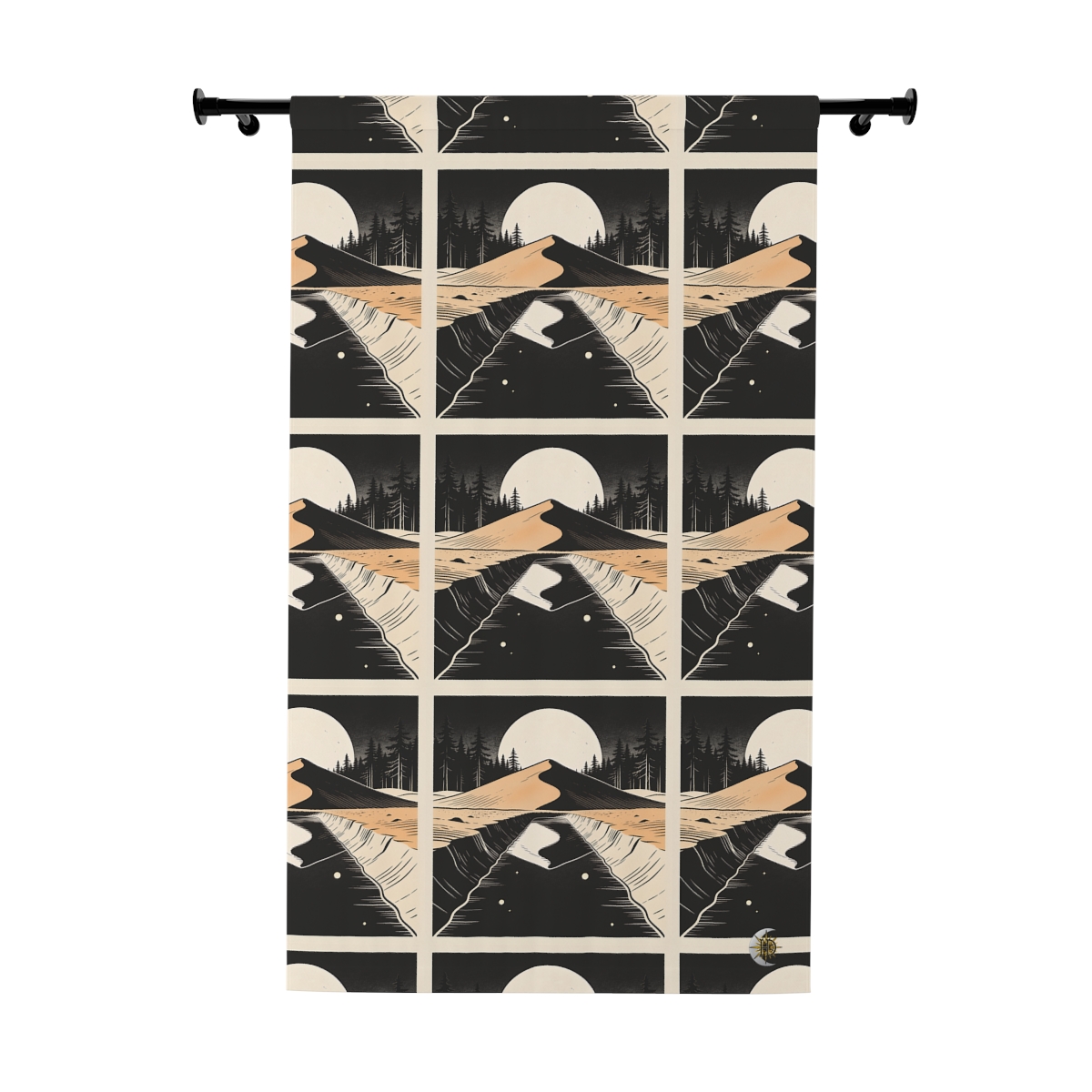 Original Art 1267 Blackout Window Curtain Panel