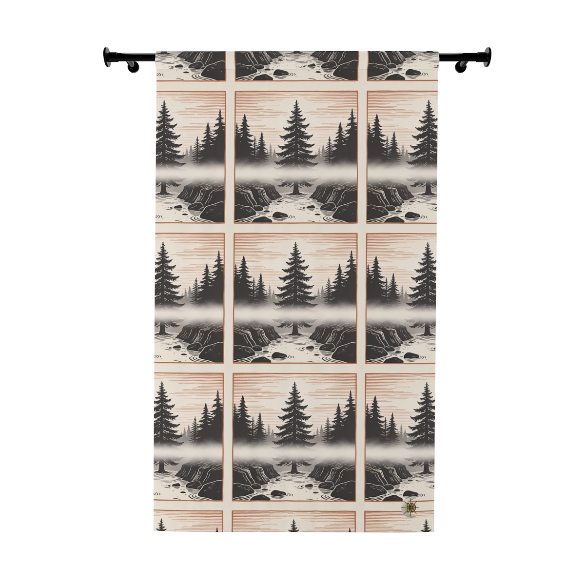 Original Art 1271 Blackout Window Curtain Panel