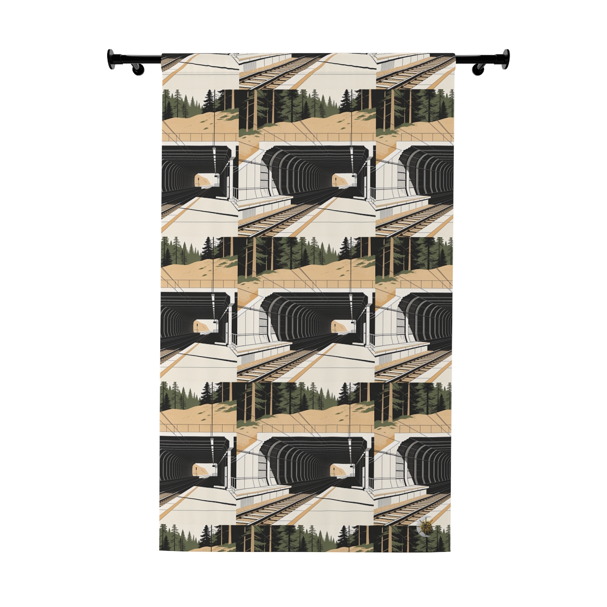 Original Art 1272 Blackout Window Curtain Panel