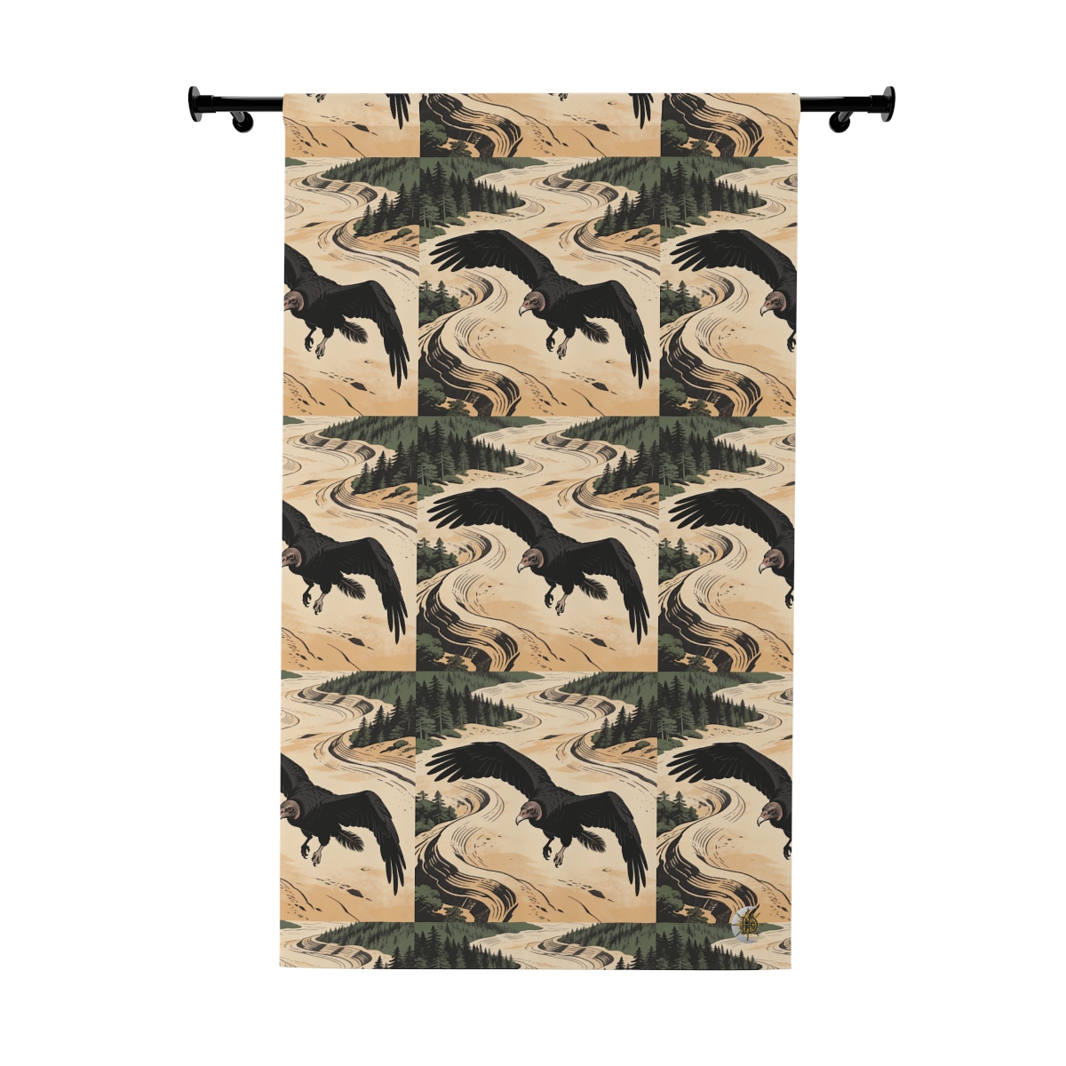 Original Art 953 Blackout Window Curtain Panel