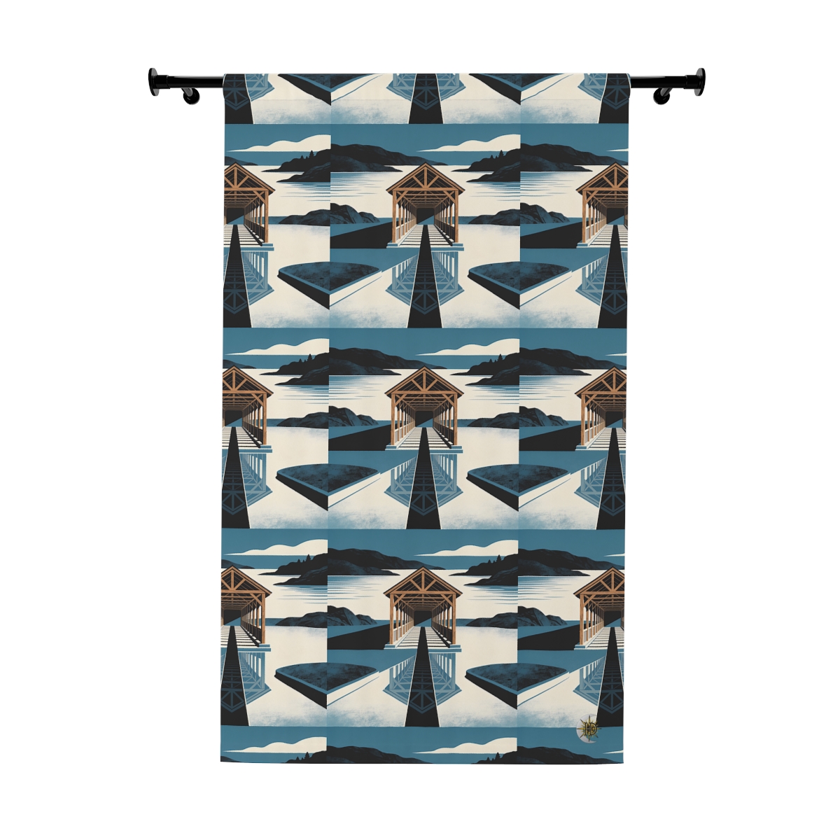 Original Art 985 Blackout Window Curtain Panel