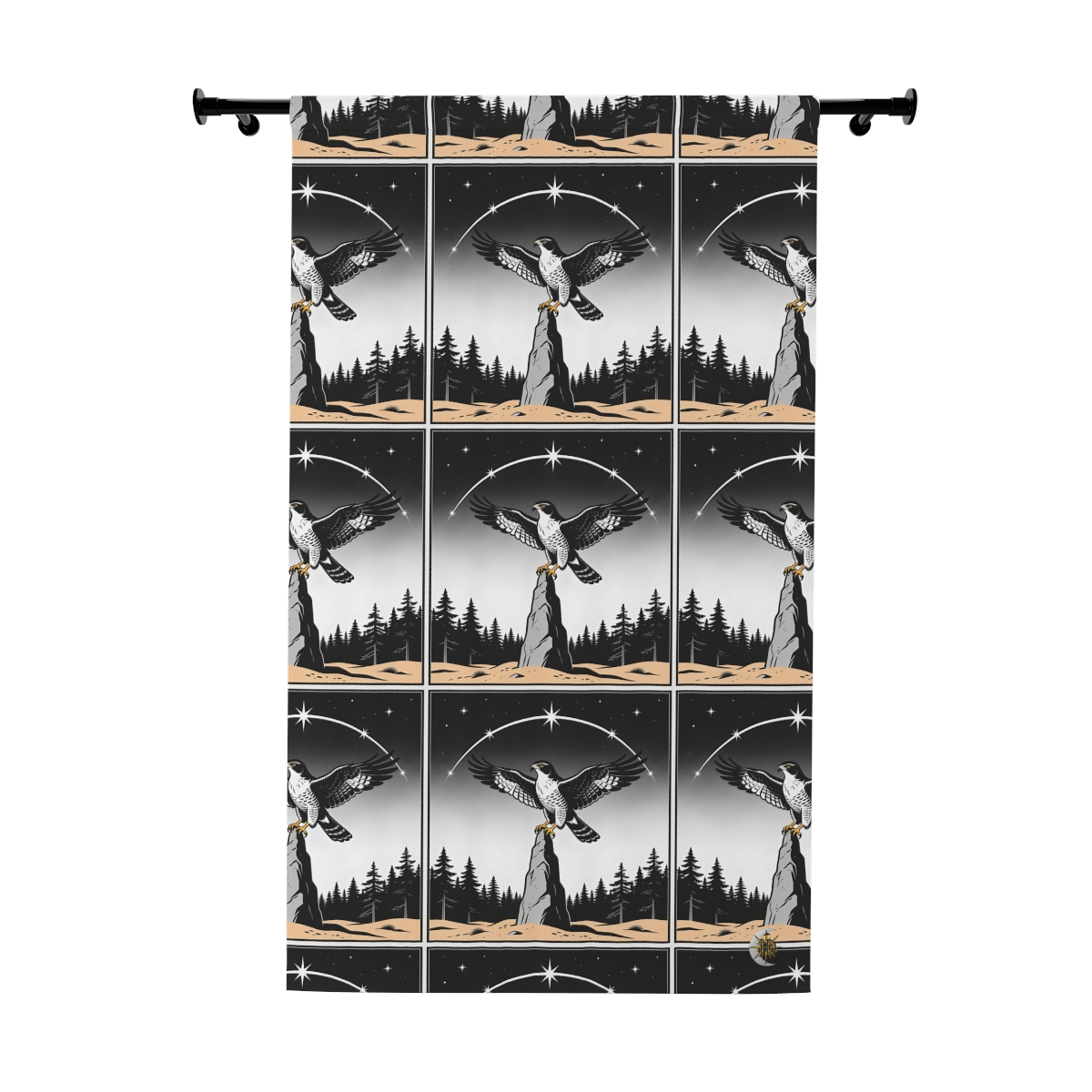 Original Art 988 Blackout Window Curtain Panel