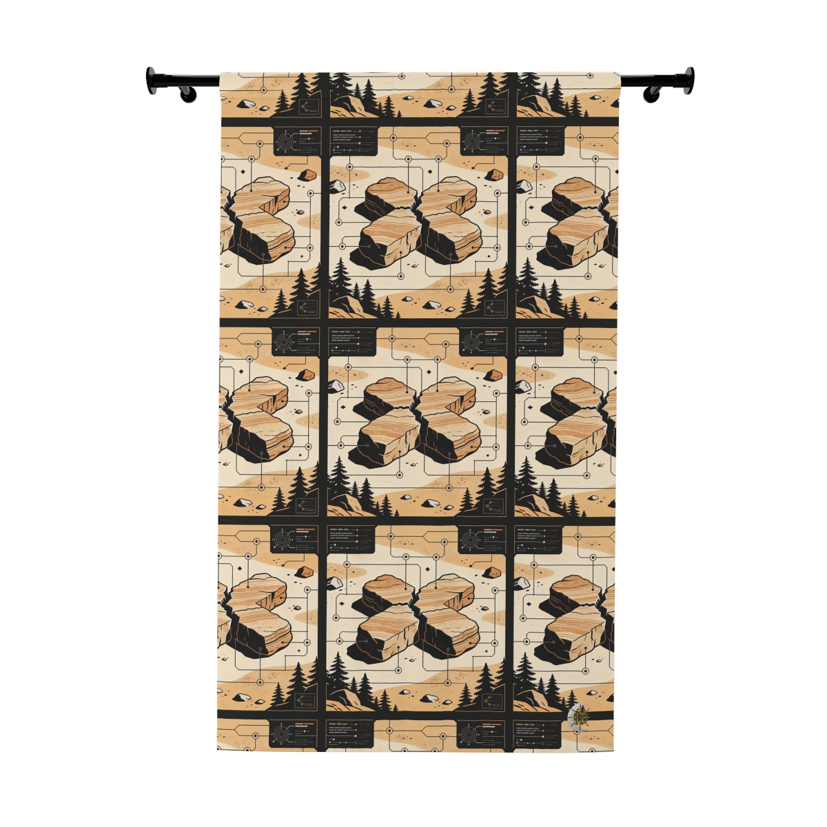Original Art 1002 Blackout Window Curtain Panel