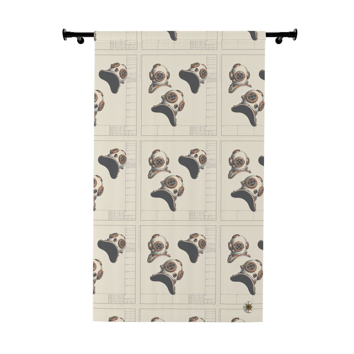 Original Art 1012 Blackout Window Curtain Panel