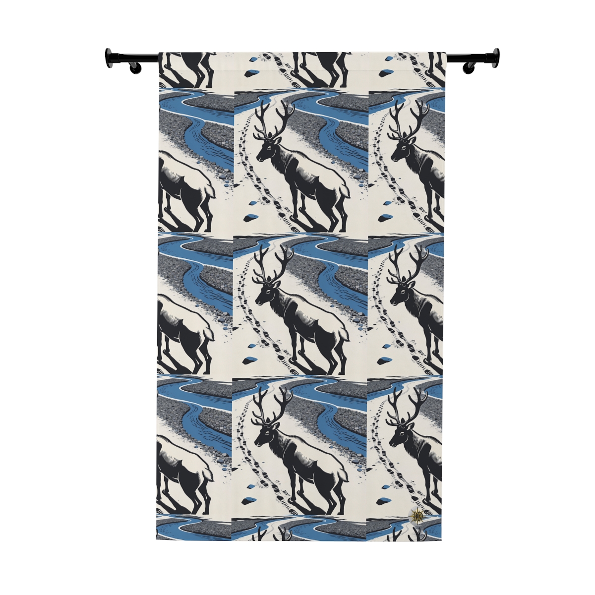 Original Art 1025 Blackout Window Curtain Panel