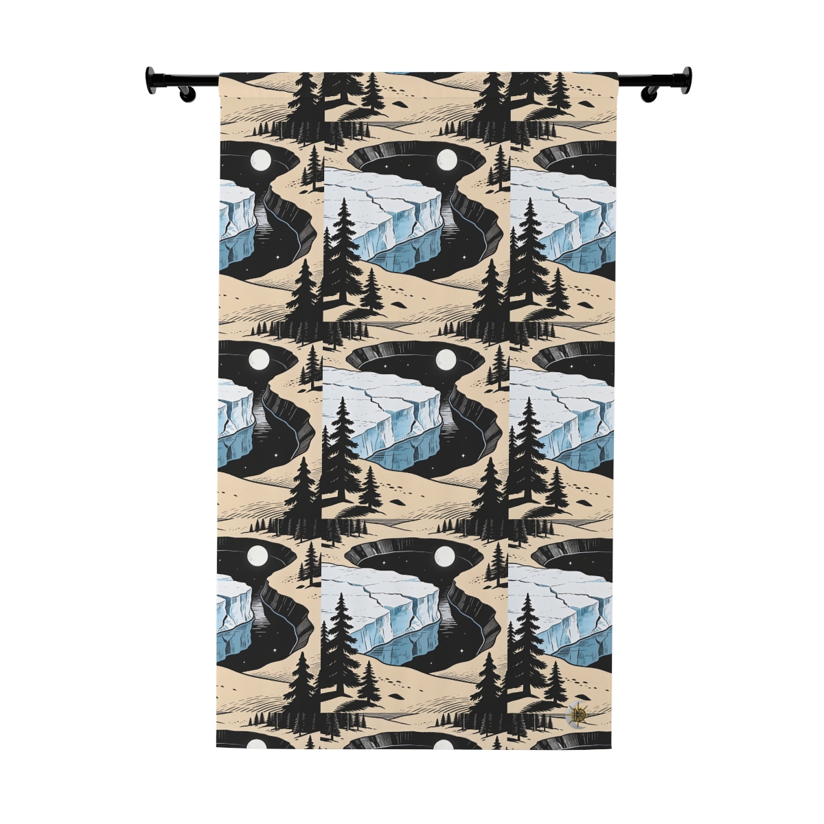 Original Art 1027 Blackout Window Curtain Panel