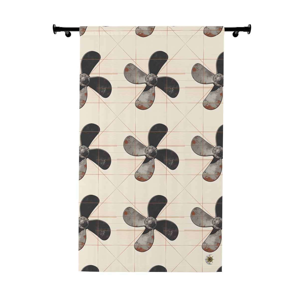 Original Art 1028 Blackout Window Curtain Panel