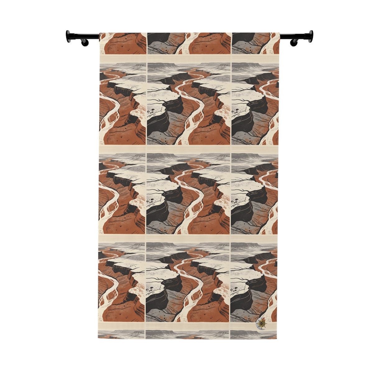 Original Art 1043 Blackout Window Curtain Panel