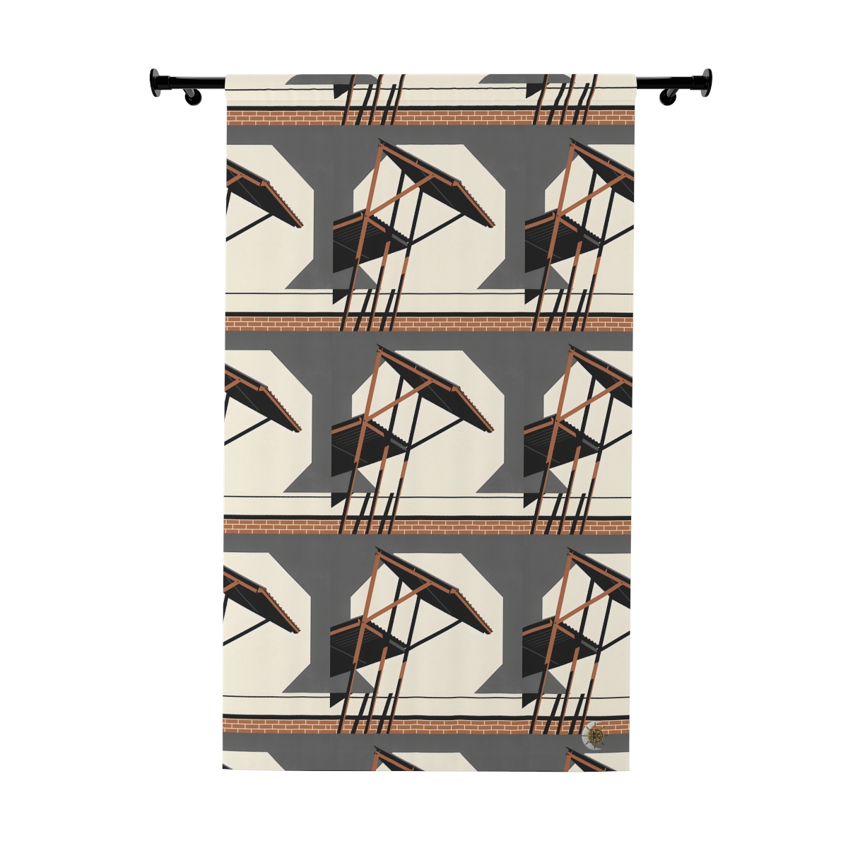 Original Art 1054 Blackout Window Curtain Panel