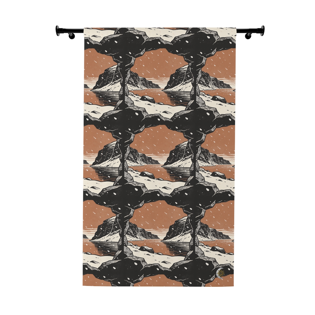 Original Art 1066 Blackout Window Curtain Panel