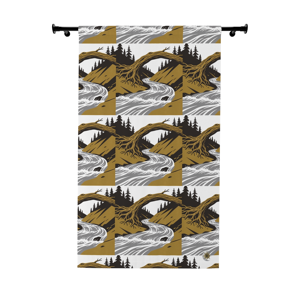 Original Art 1086 Blackout Window Curtain Panel
