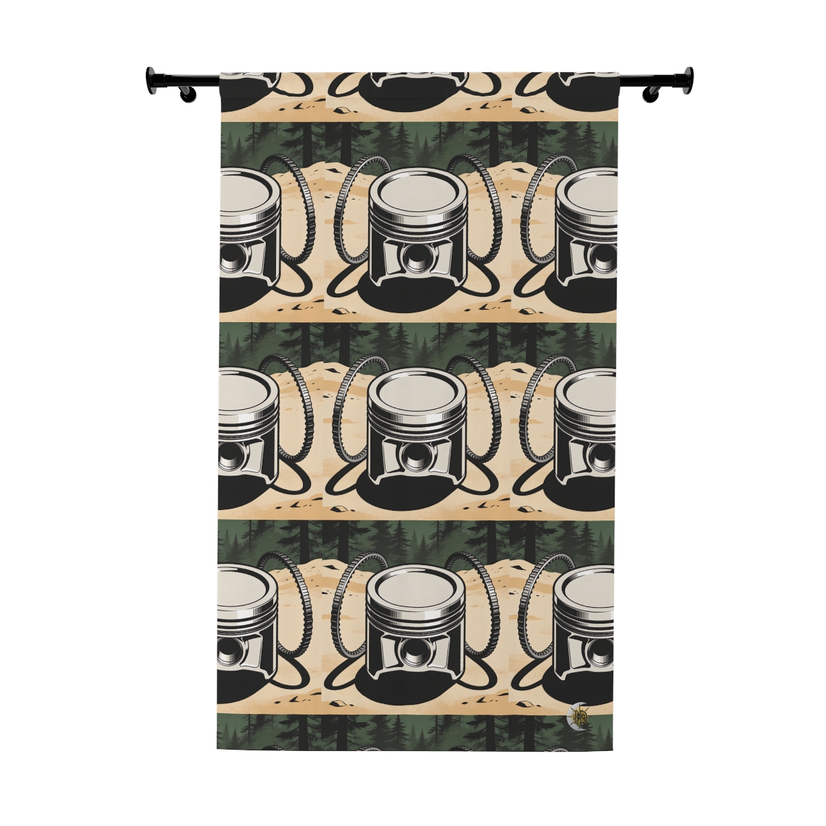 Original Art 1099 Blackout Window Curtain Panel