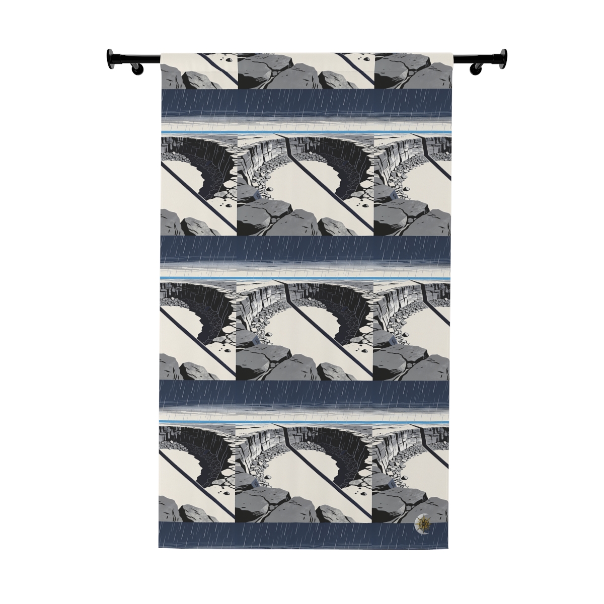 Original Art 1121 Blackout Window Curtain Panel