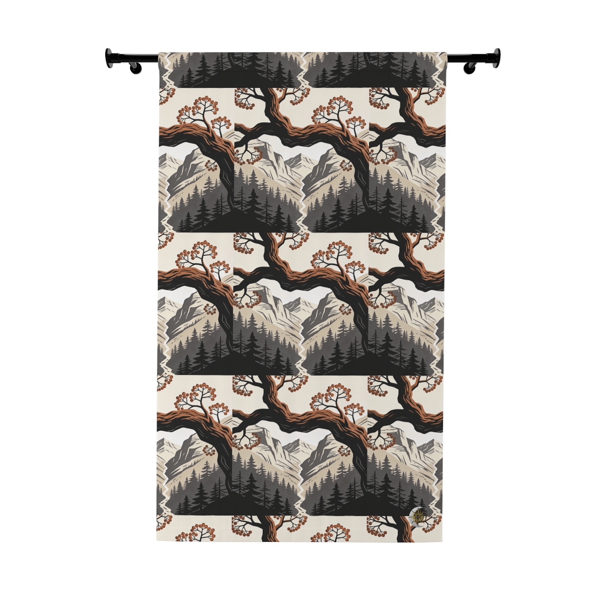 Original Art 1126 Blackout Window Curtain Panel