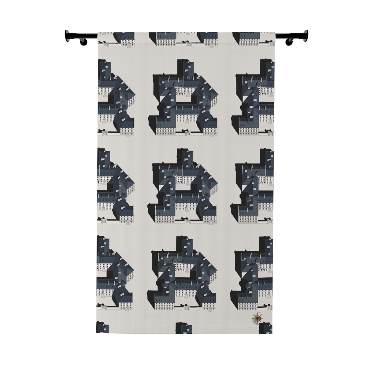 Original Art 788 Blackout Window Curtain Panel