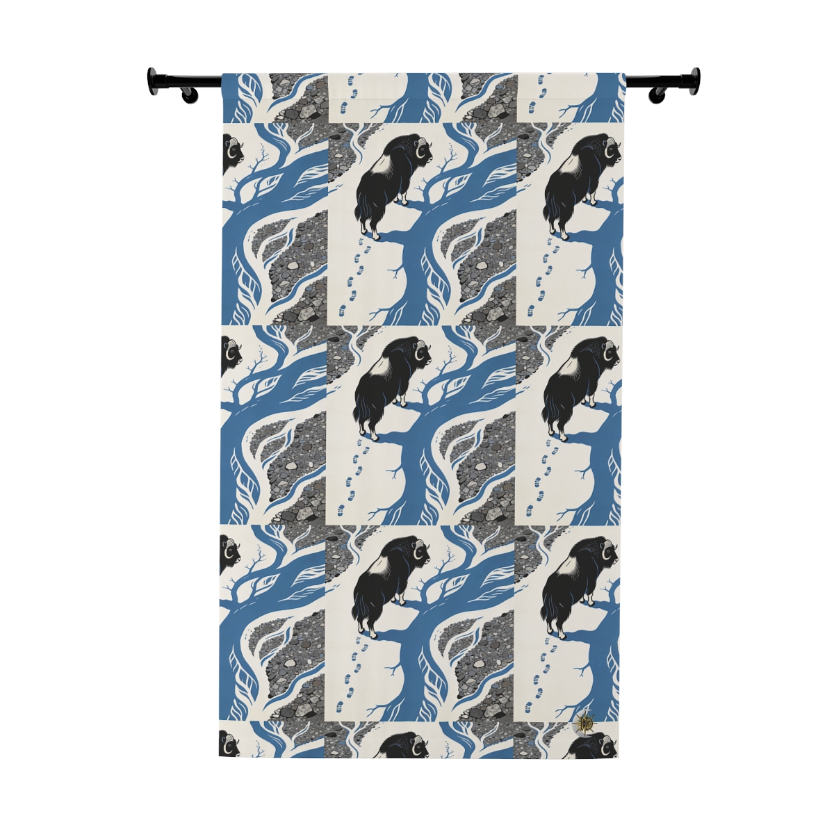 Original Art 791 Blackout Window Curtain Panel