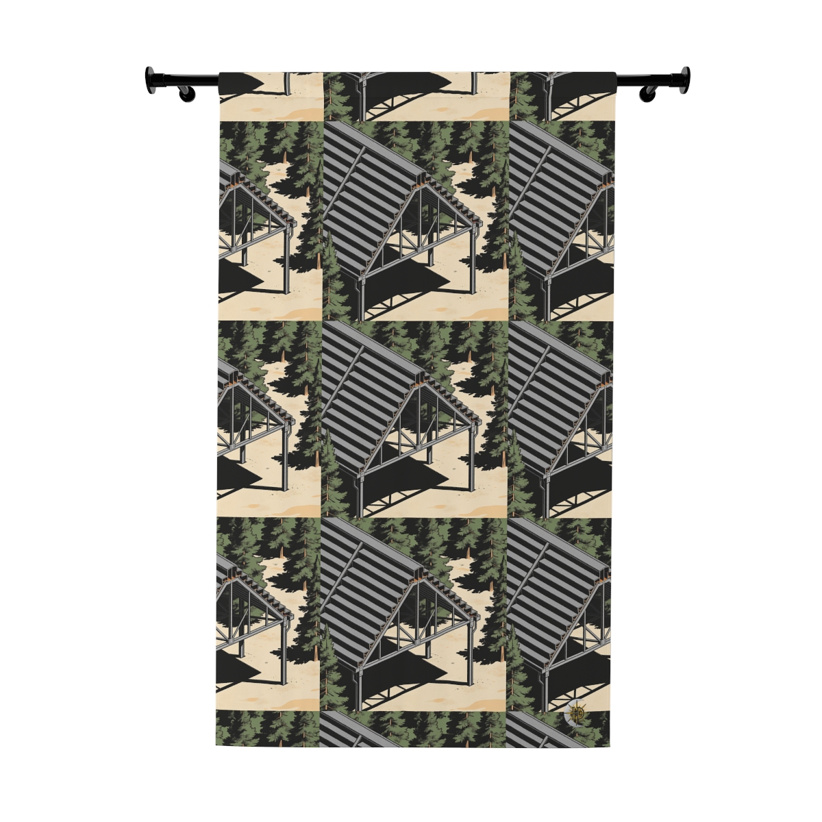 Original Art 802 Blackout Window Curtain Panel