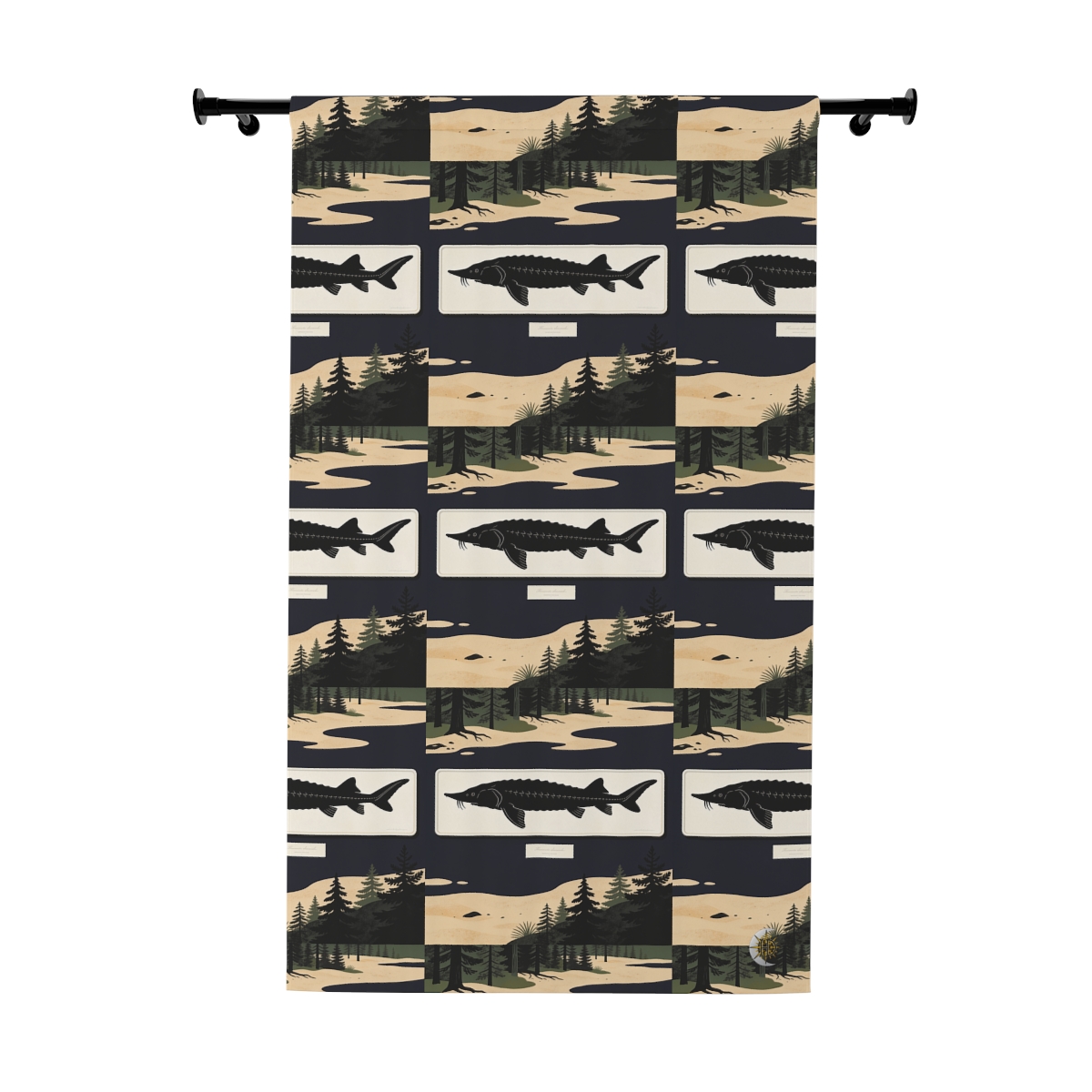 Original Art 806 Blackout Window Curtain Panel