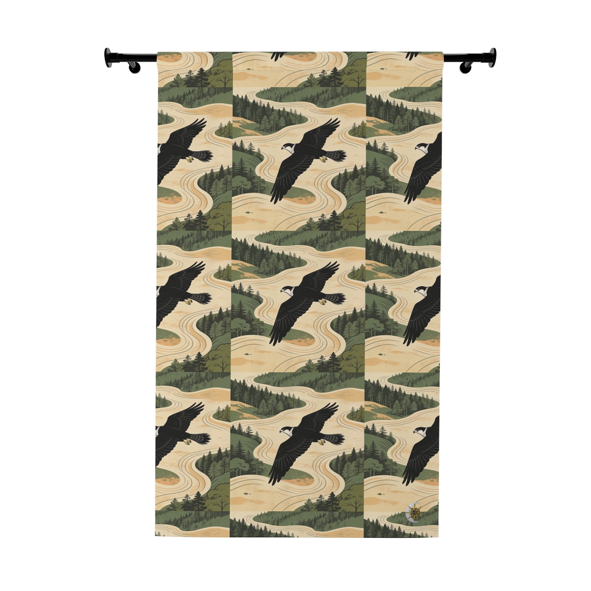 Original Art 825 Blackout Window Curtain Panel
