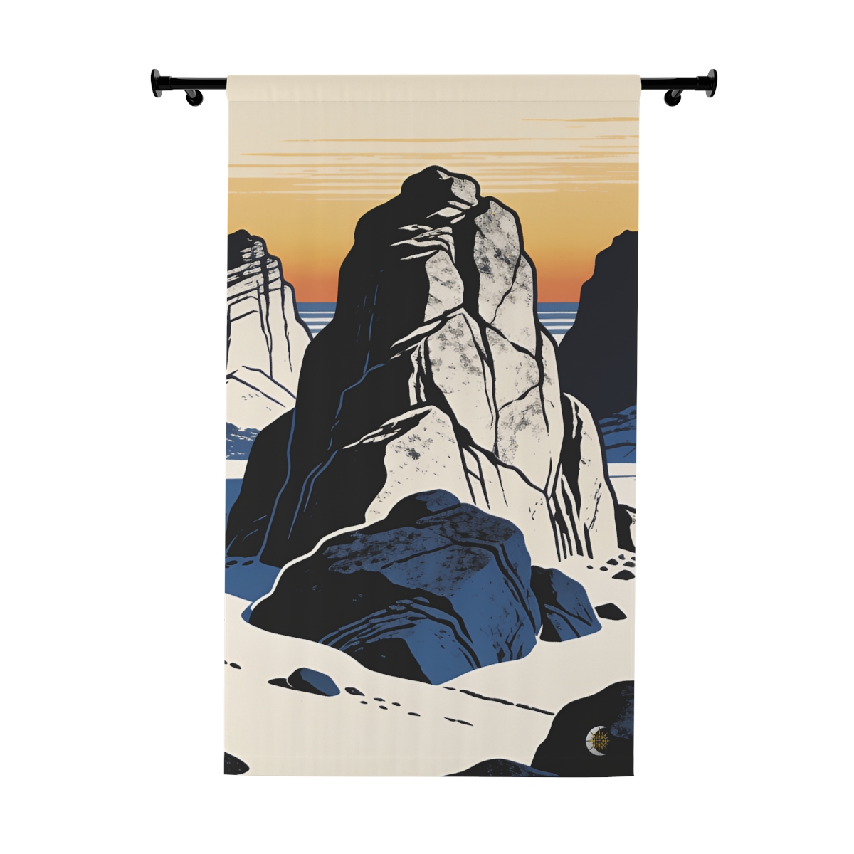 Original Art 878 Blackout Window Curtain Panel
