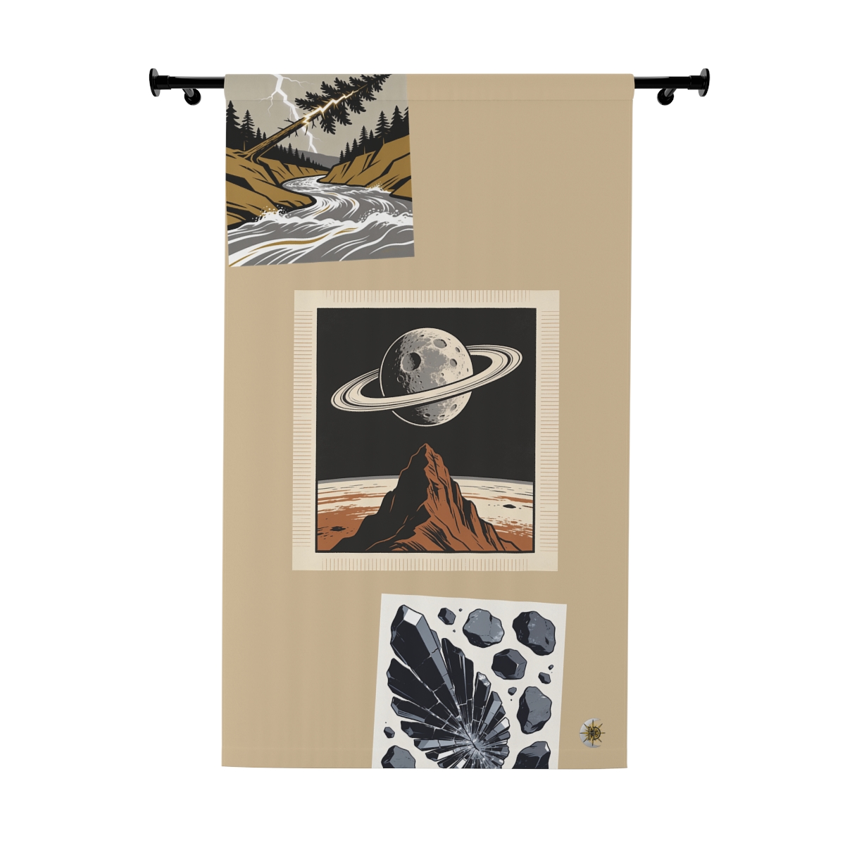 Original Art 881 Blackout Window Curtain Panel
