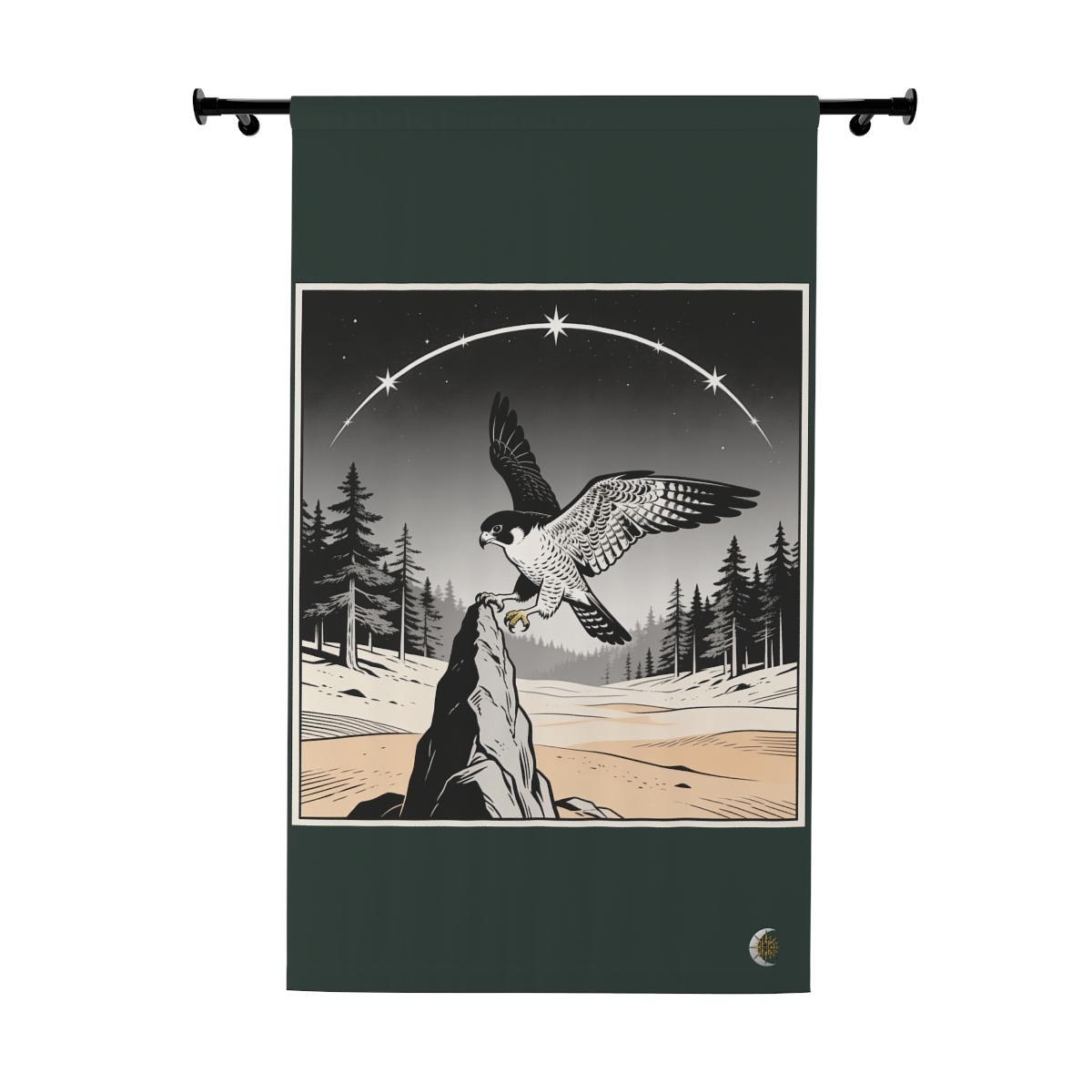Original Art 891 Blackout Window Curtain Panel