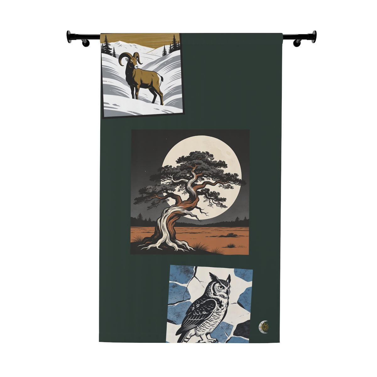 Original Art 901 Blackout Window Curtain Panel