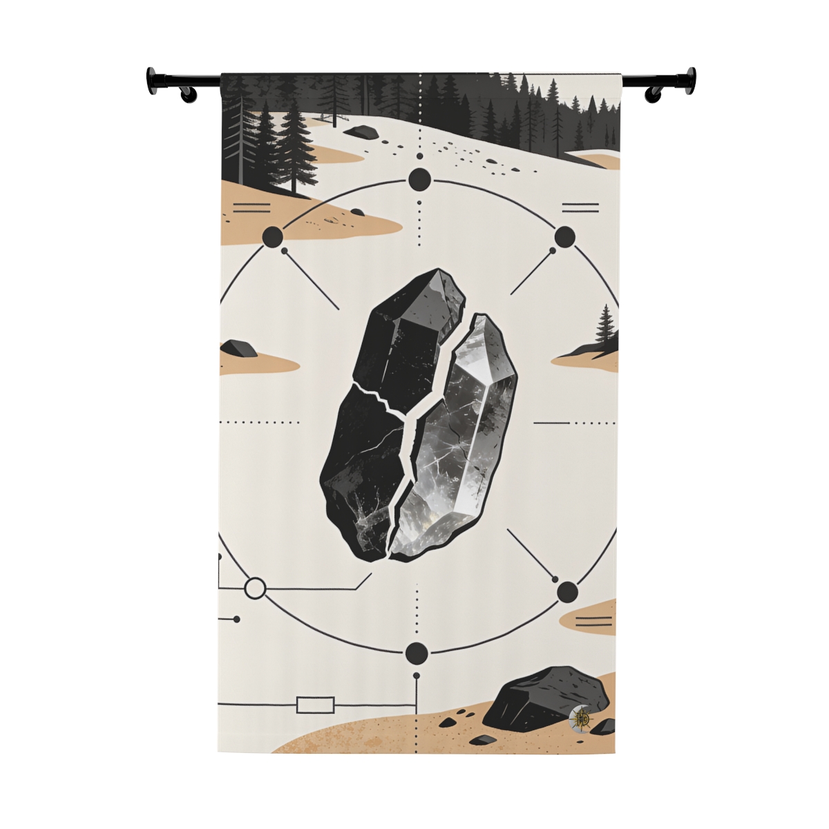 Original Art 903 Blackout Window Curtain Panel